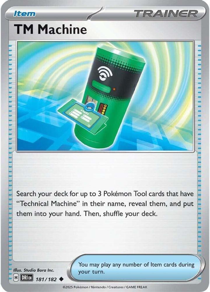 SV10: Destined Rivals (DRI) - TM Machine (#181/182, Uncommon) ()
