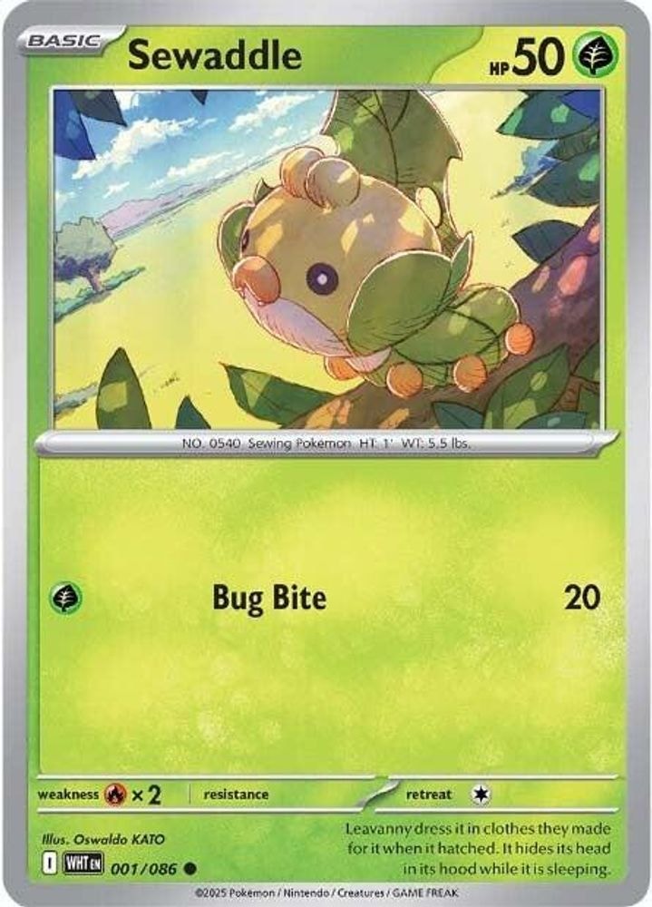 SV: White Flare (WHT) - Sewaddle (#001/086, Common) ()