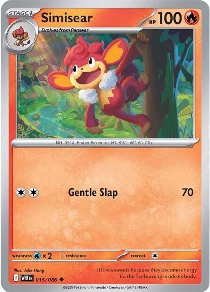 SV: White Flare (WHT) - Simisear (#015/086, Uncommon) ()