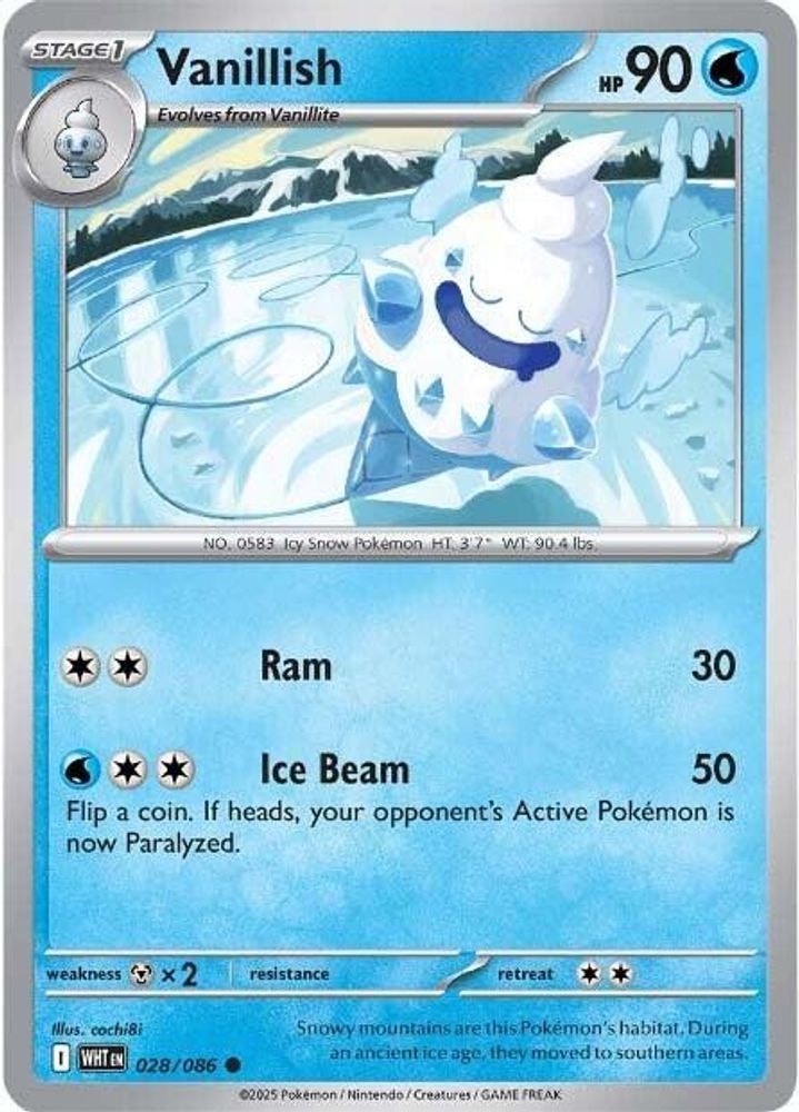SV: White Flare (WHT) - Vanillish (#028/086, Common) ()