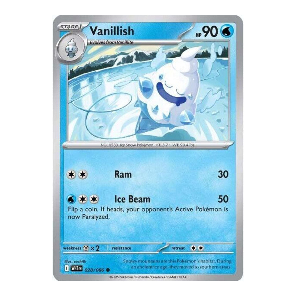 SV: White Flare (WHT) - Vanillish (#028/086) (Near Mint)