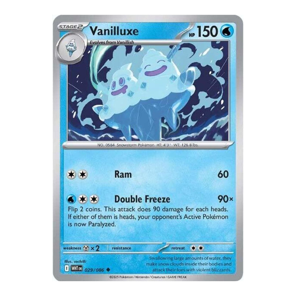 SV: White Flare (WHT) - Vanilluxe (#029/086) (Near Mint)