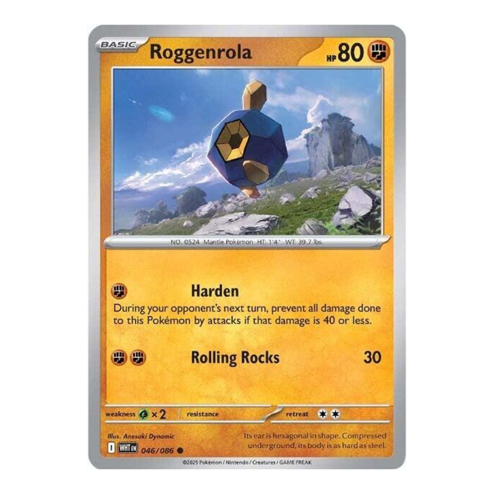SV: White Flare (WHT) - Roggenrola (#046/086)