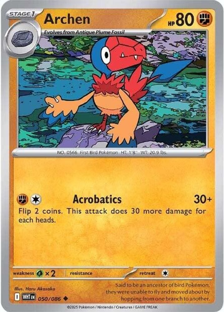 SV: White Flare (WHT) - Archen (#050/086, Uncommon) ()