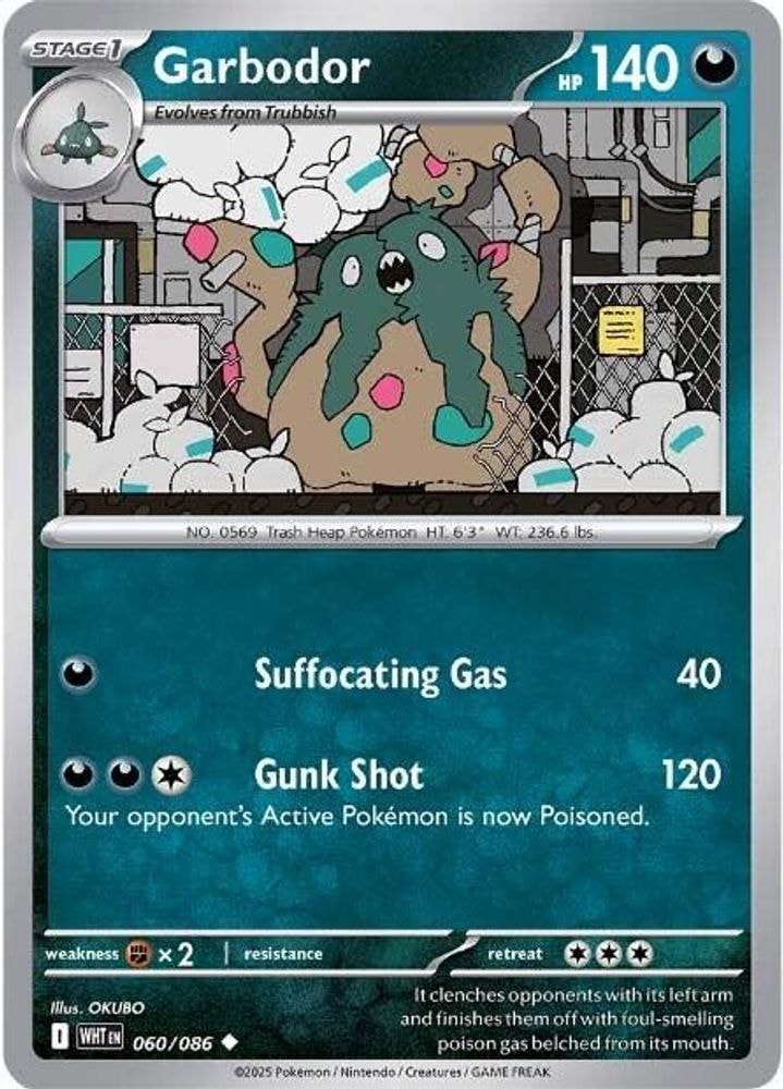 SV: White Flare (WHT) - Garbodor (#060/086, Uncommon) ()
