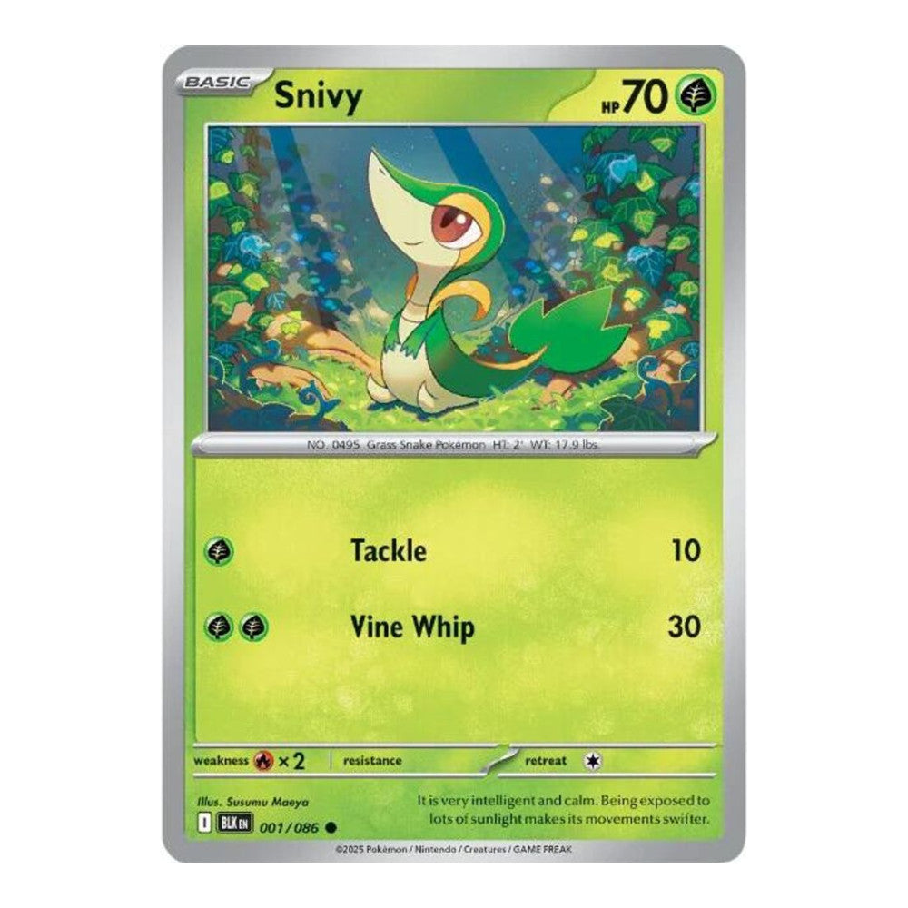 SV: Black Bolt (BLK) - Snivy (#001/086) (Near Mint)