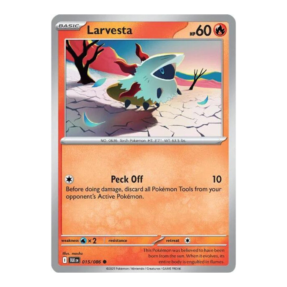 SV: Black Bolt (BLK) - Larvesta (#015/086) (Near Mint)