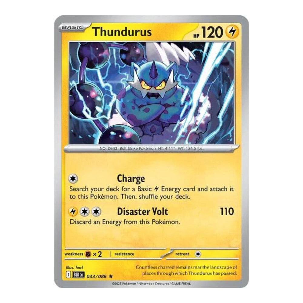 SV: Black Bolt (BLK) - Thundurus (#033/086) (Near Mint)