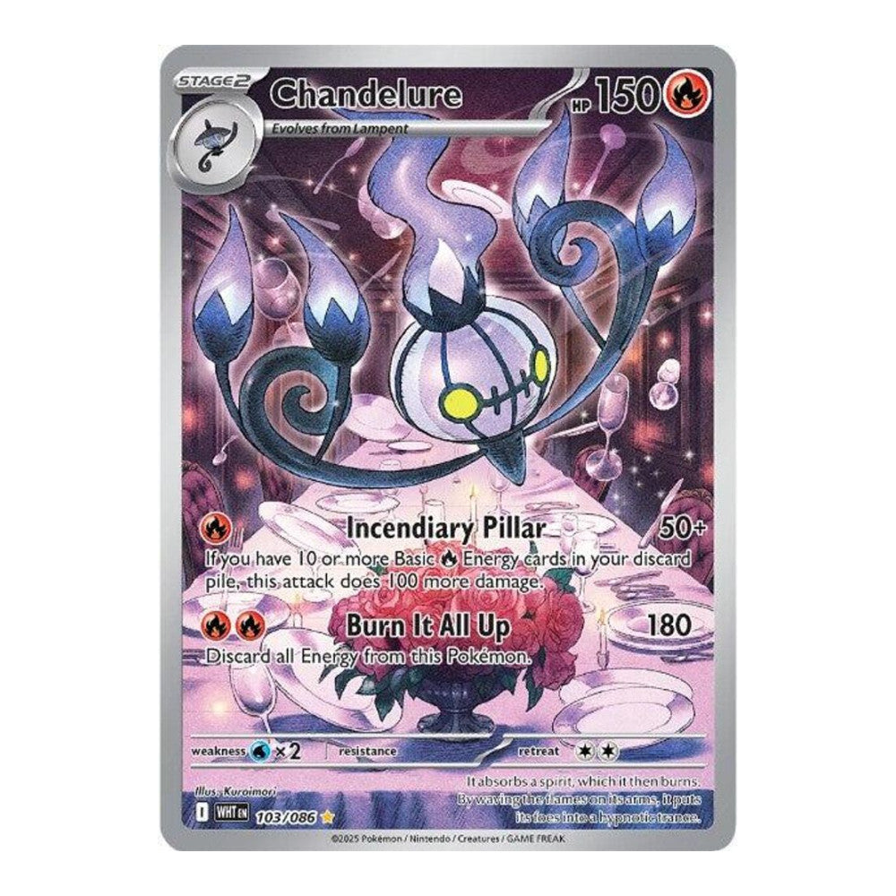 SV: White Flare (WHT) - Chandelure 103 086 (#103/086) (Near Mint)