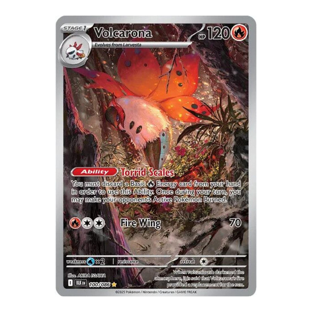 SV: Black Bolt (BLK) - Volcarona 100 086 (#100/086) (Lightly Played)