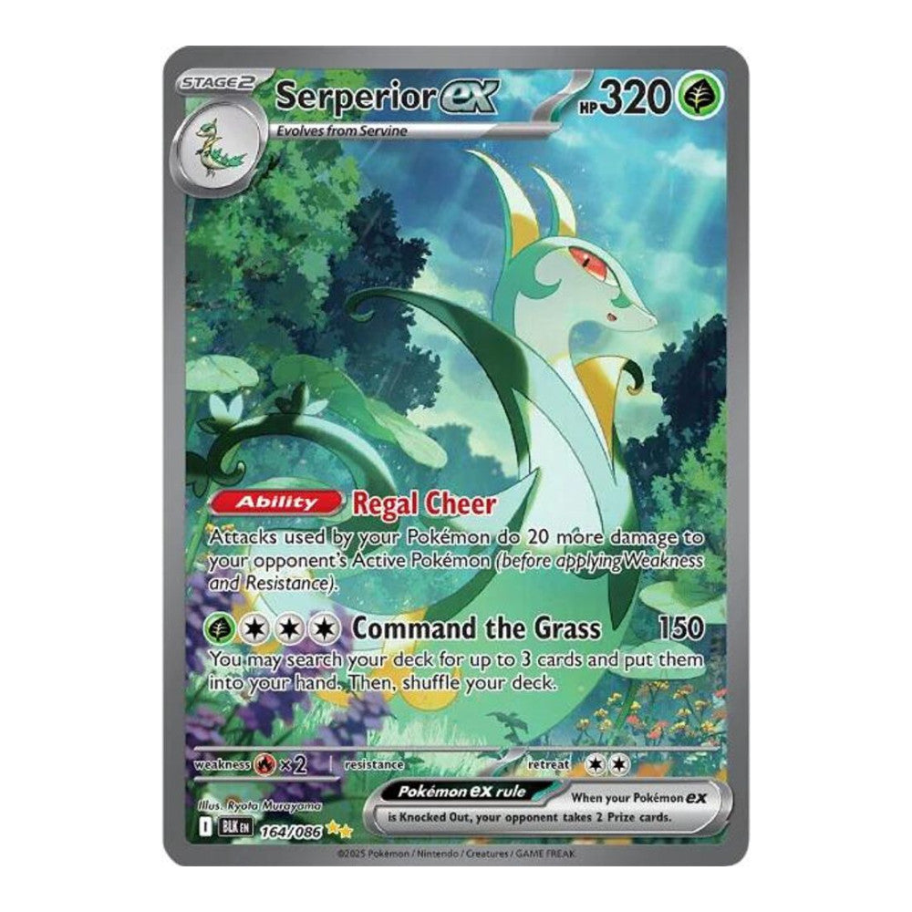 SV: Black Bolt (BLK) - Serperior ex 164 086 (#164/086) (Near Mint)