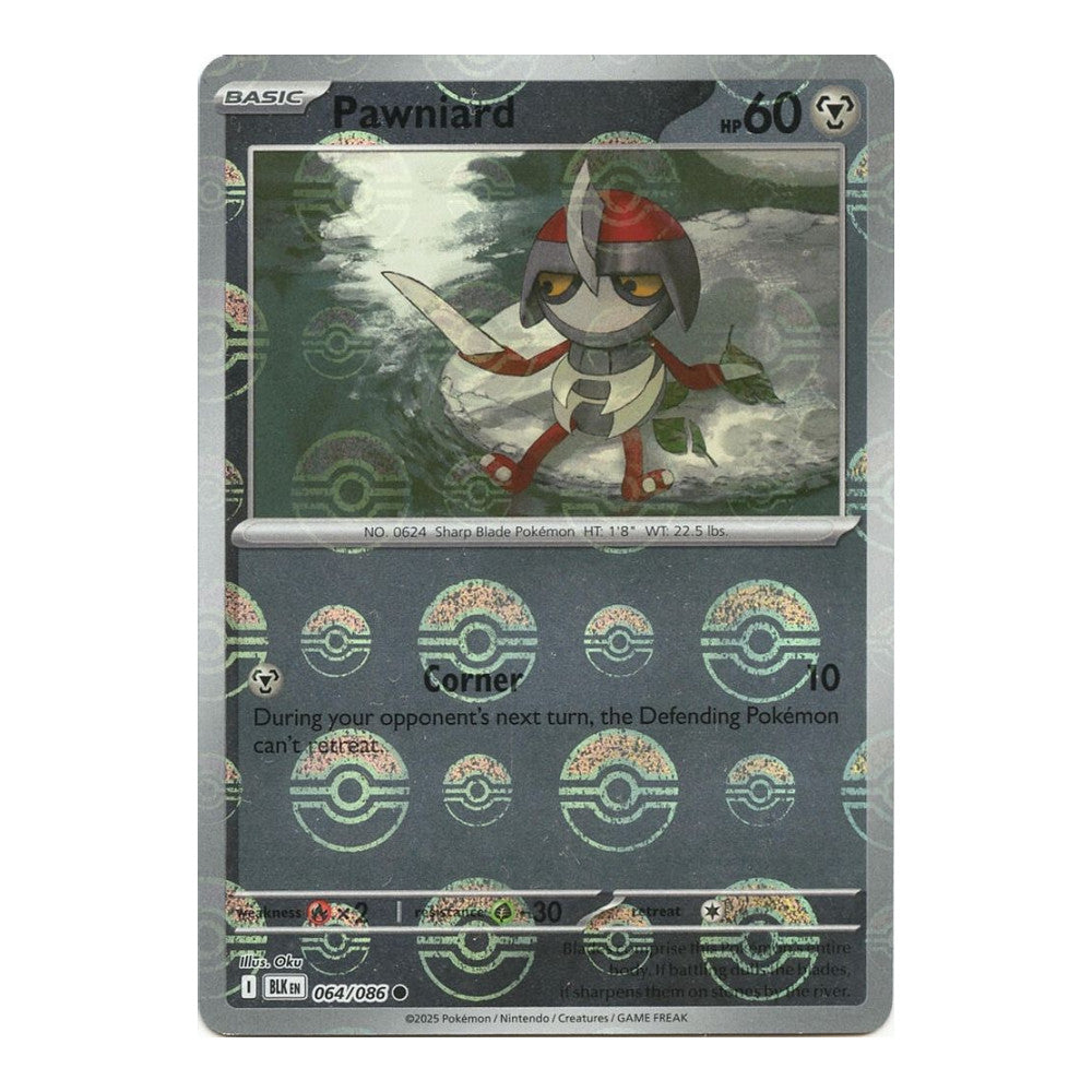 SV: Black Bolt (BLK) - Pawniard Poke Ball Pattern (#064/086) (Near Mint)
