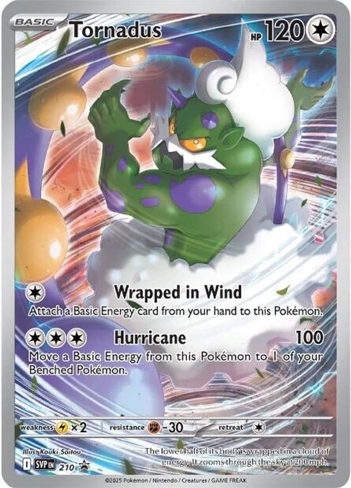 SV: Scarlet & Violet Promo Cards (SVP) - Tornadus - 210 (#210, Promo) ()