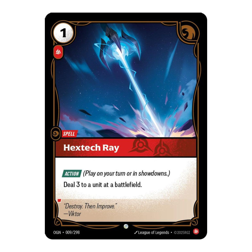 Origins (OGN) - Hextech Ray (#009/298) (Near Mint)