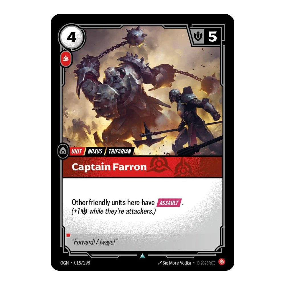 Origins (OGN) - Captain Farron (#015/298) (Near Mint)