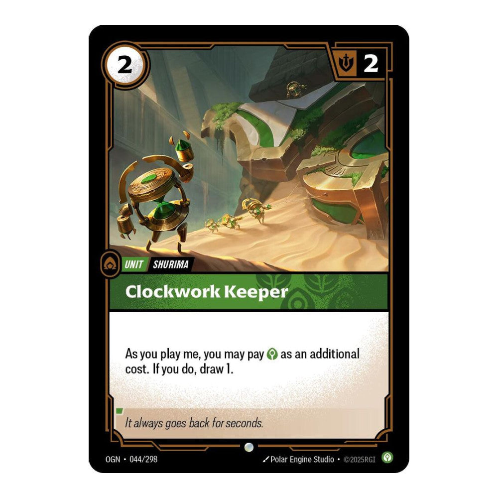 Origins (OGN) - Clockwork Keeper (#044/298) (Near Mint)