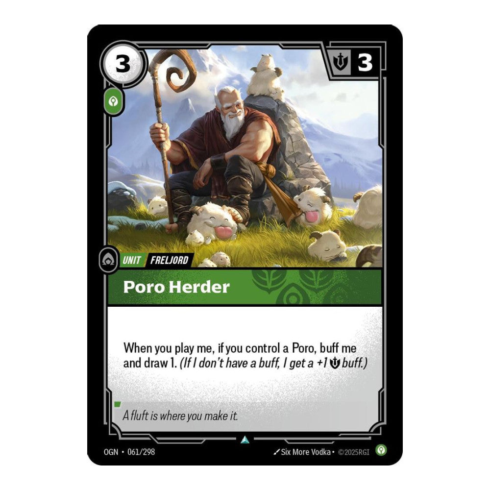 Origins (OGN) - Poro Herder (#061/298) (Near Mint)