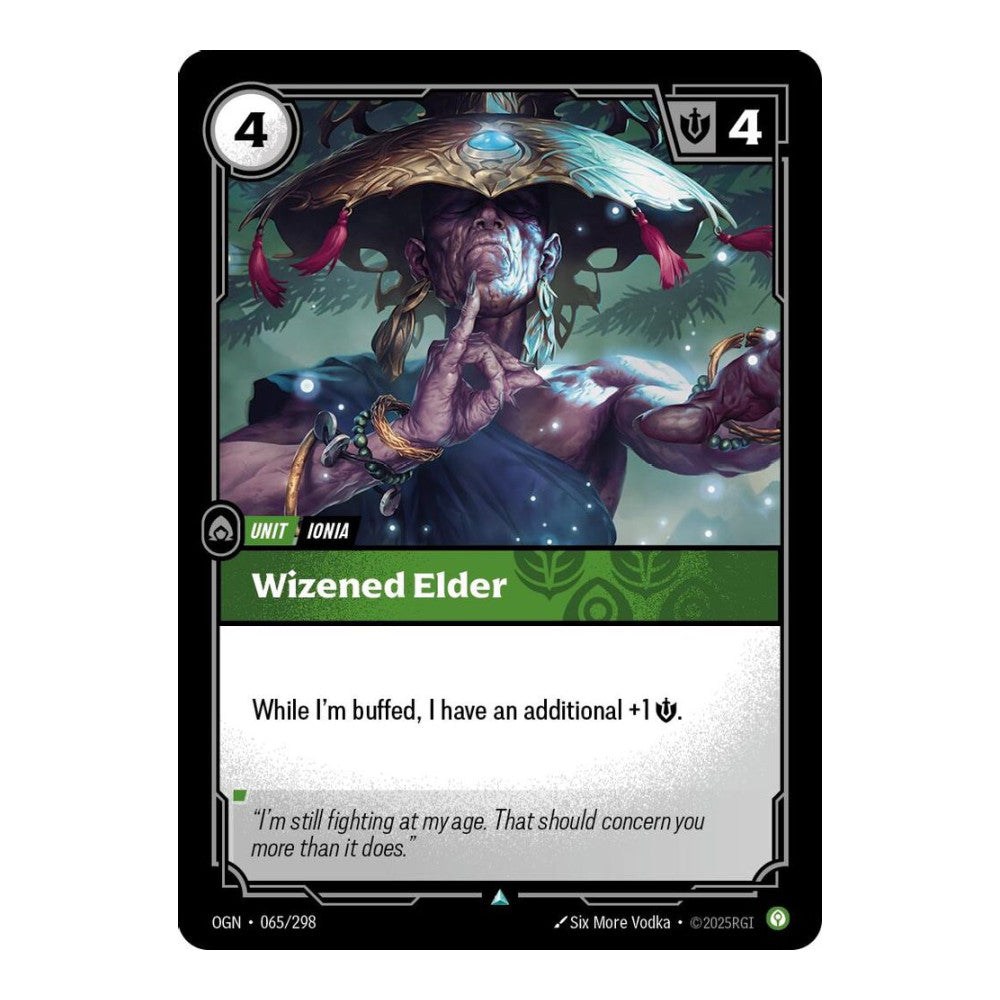 Origins (OGN) - Wizened Elder (#065/298) (Near Mint)