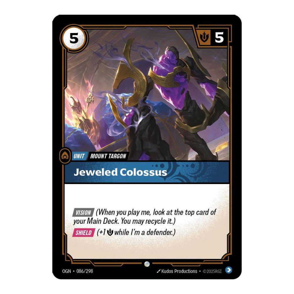 Origins (OGN) - Jeweled Colossus (#086/298) (Near Mint)