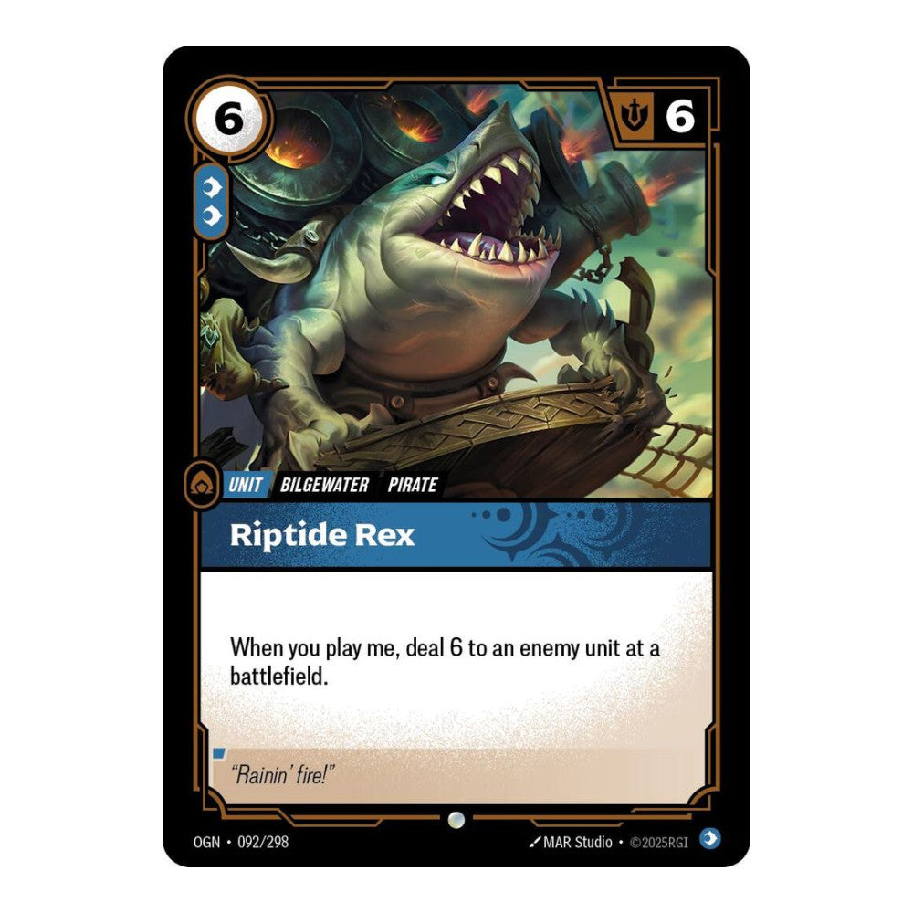 Origins (OGN) - Riptide Rex (#092/298) (Near Mint)