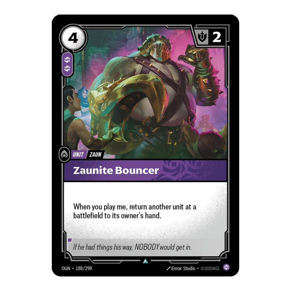Origins (OGN) - Zaunite Bouncer (#188/298) (Near Mint)