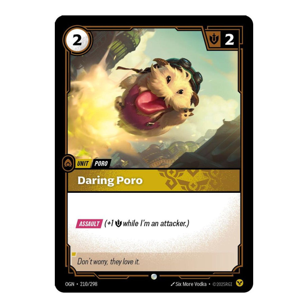 Origins (OGN) - Daring Poro (#210/298) (Near Mint)
