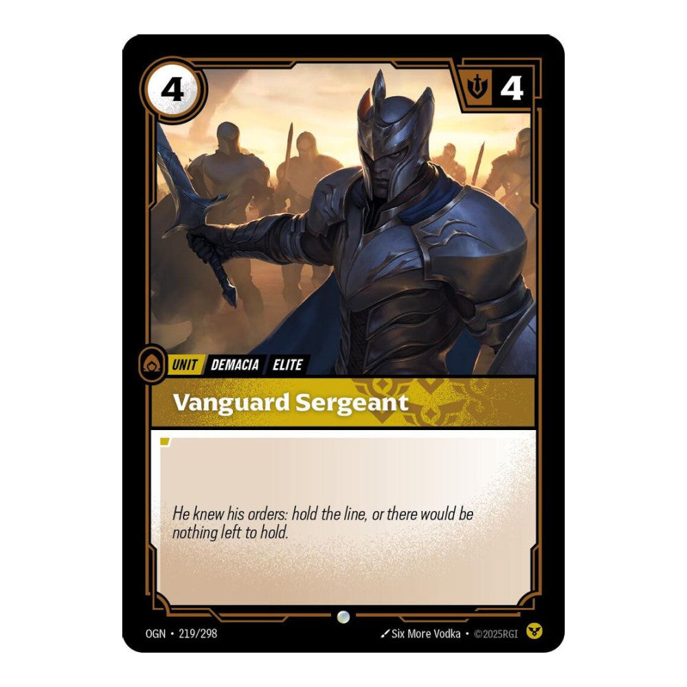 Origins (OGN) - Vanguard Sergeant (#219/298) (Near Mint)