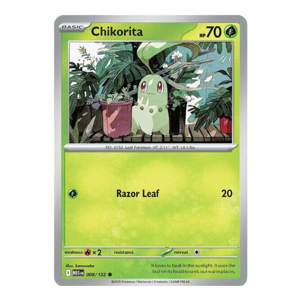 ME01: Mega Evolution (MEG) - Chikorita (#008/132) (Near Mint)