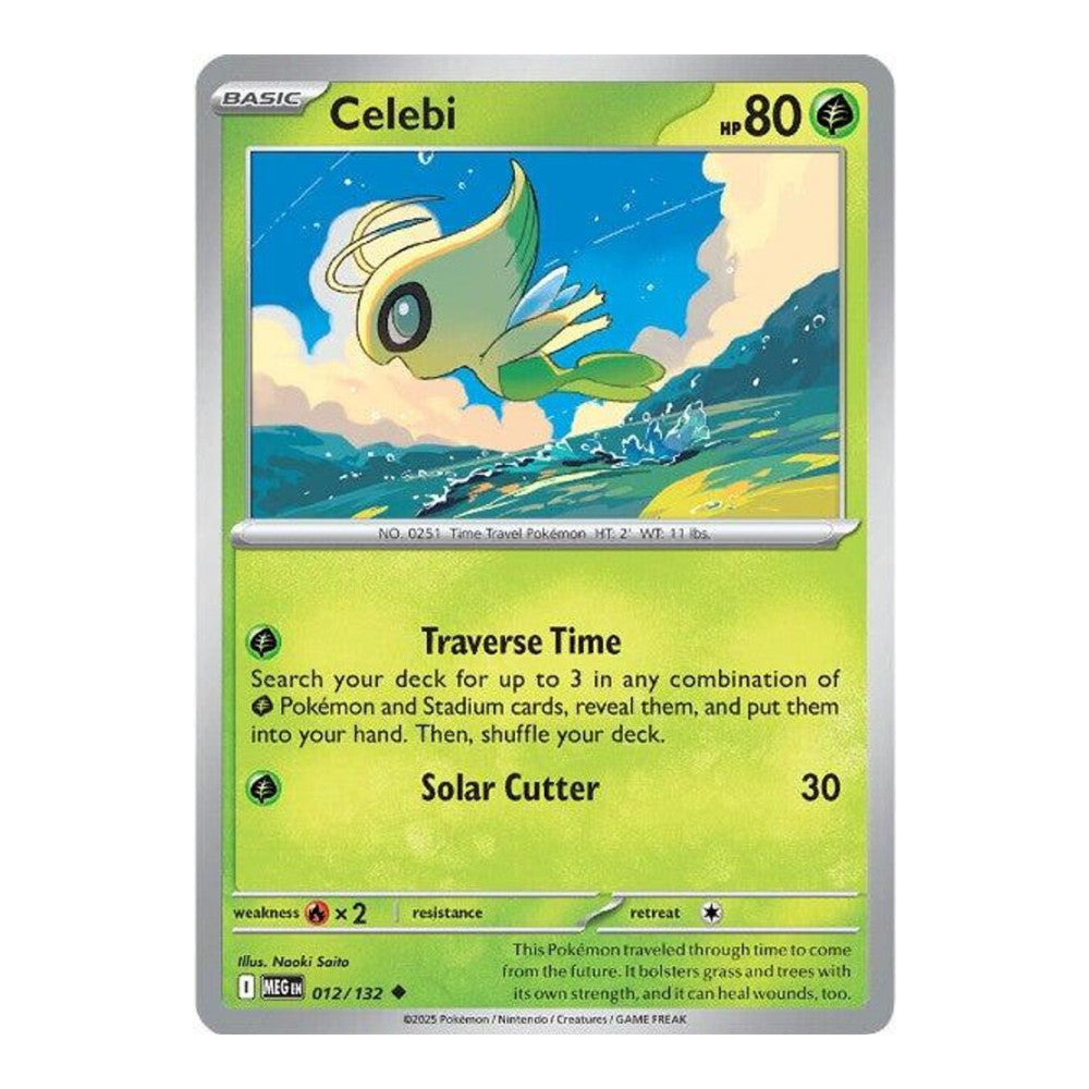 ME01: Mega Evolution (MEG) - Celebi (#012/132) (Near Mint)