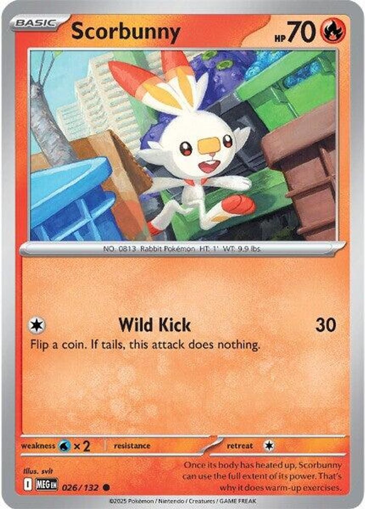 ME01: Mega Evolution (MEG) - Scorbunny (#026/132, Common) ()