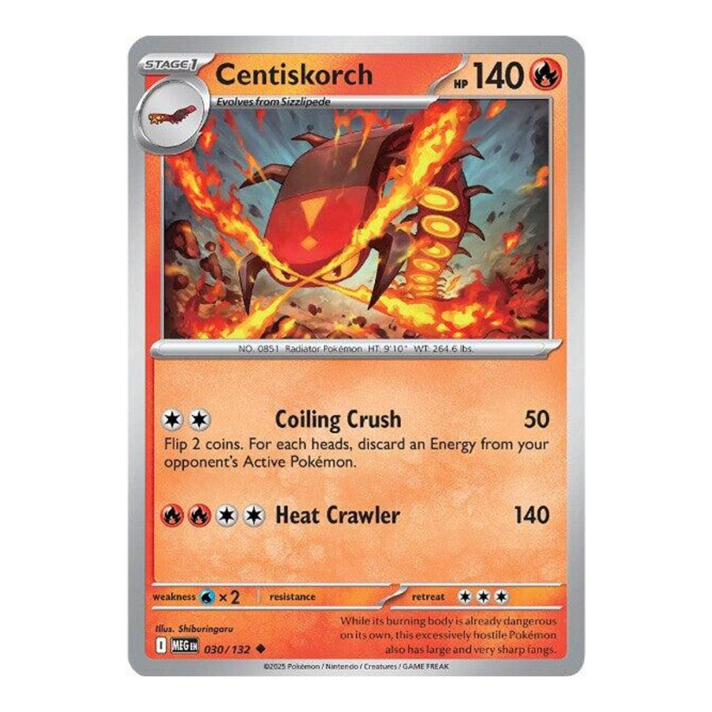 ME01: Mega Evolution (MEG) - Centiskorch (#030/132) (Near Mint)