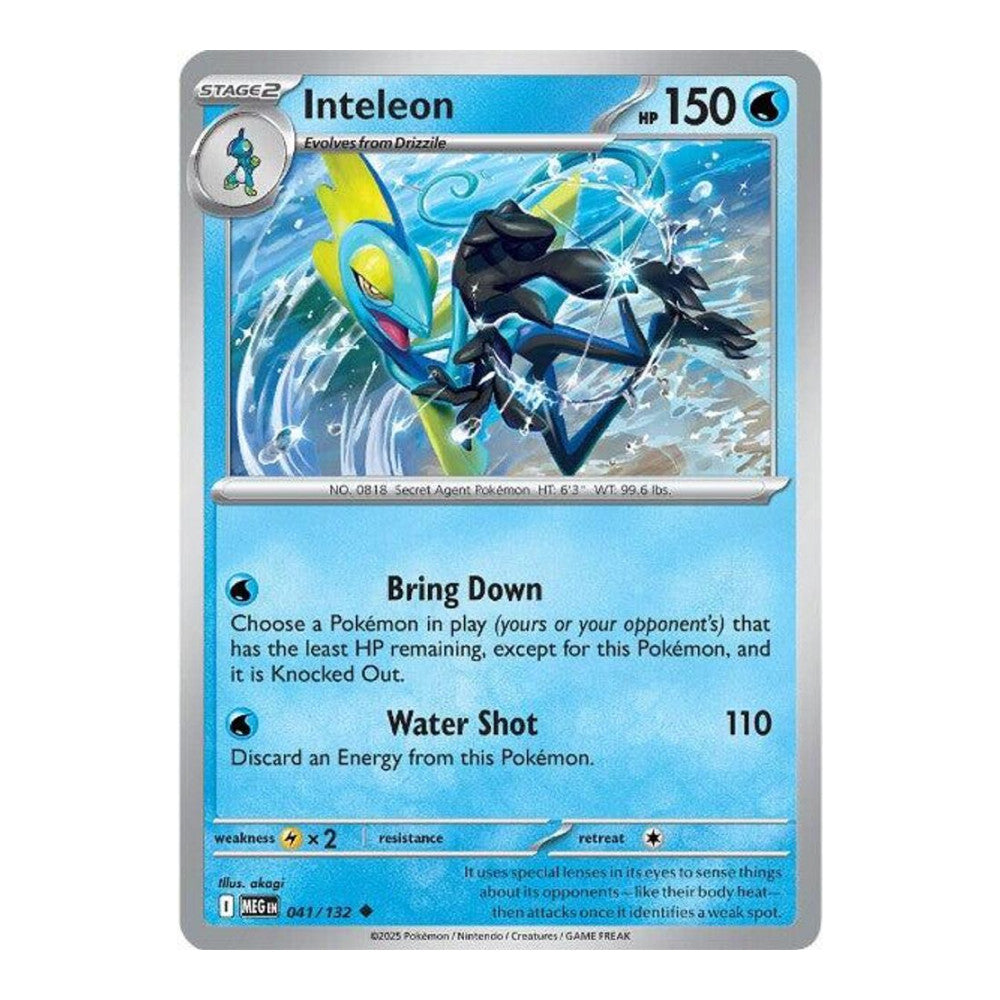 ME01: Mega Evolution (MEG) - Inteleon 041 132 (#041/132) (Near Mint)
