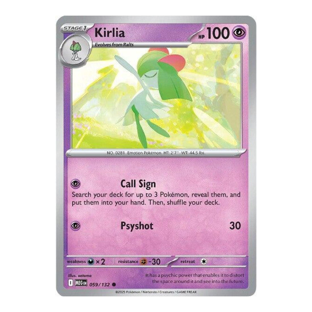 ME01: Mega Evolution (MEG) - Kirlia (#059/132) (Near Mint)