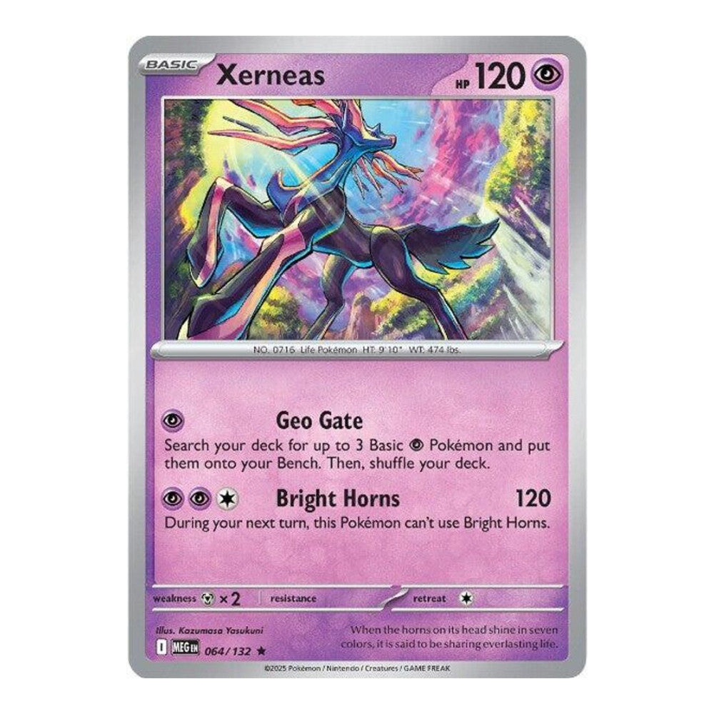 ME01: Mega Evolution (MEG) - Xerneas (#064/132) (Near Mint)