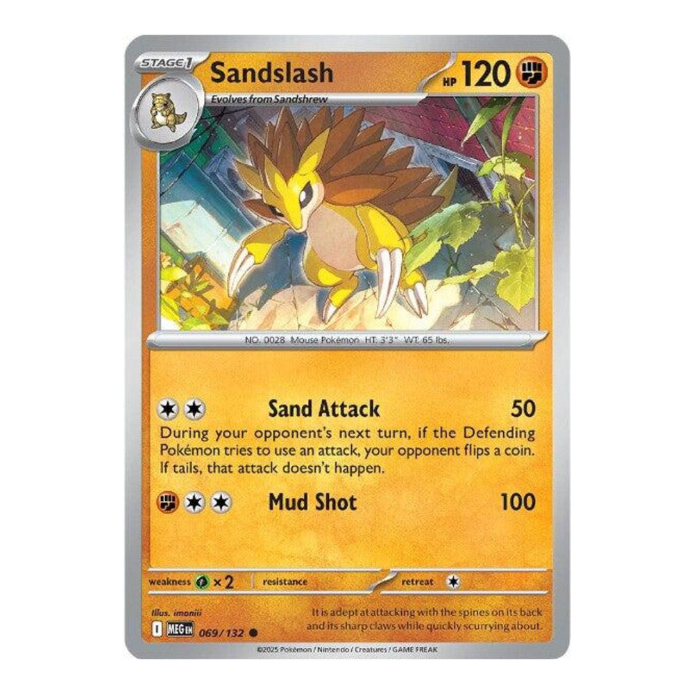 ME01: Mega Evolution (MEG) - Sandslash (#069/132) (Near Mint)