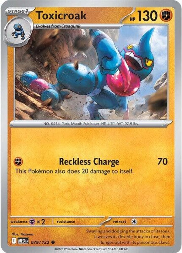 ME01: Mega Evolution (MEG) - Toxicroak (#079/132, Common) ()