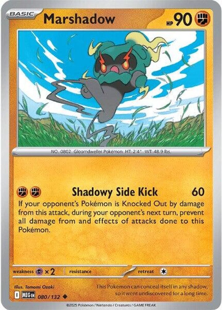 ME01: Mega Evolution (MEG) - Marshadow - 080/132 (#080/132, Uncommon) ()