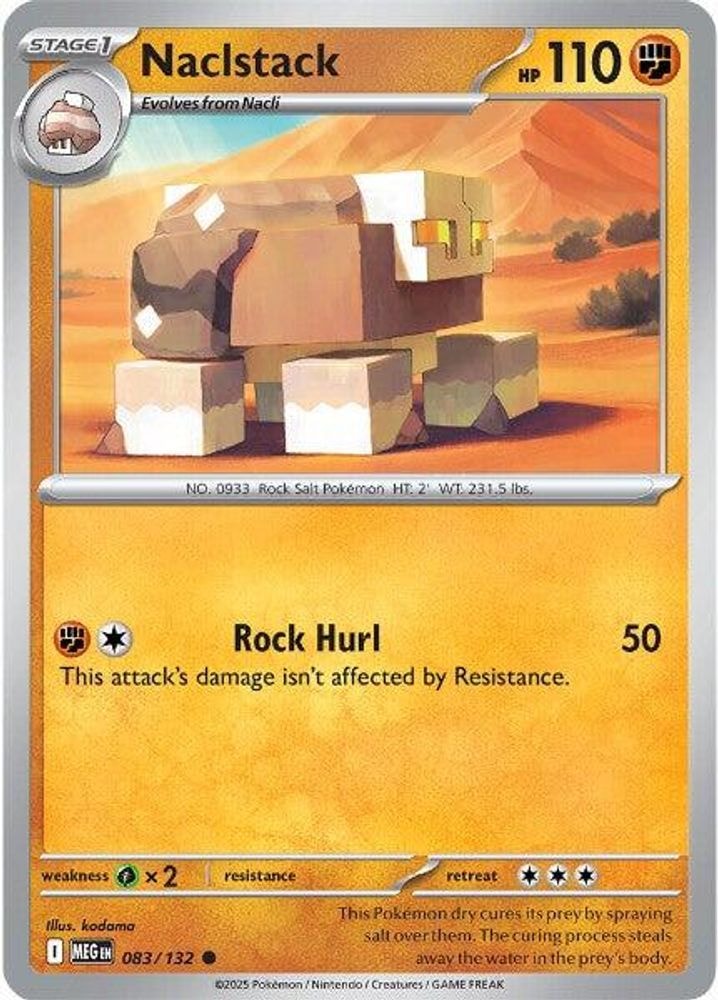 ME01: Mega Evolution (MEG) - Naclstack (#083/132, Common) ()
