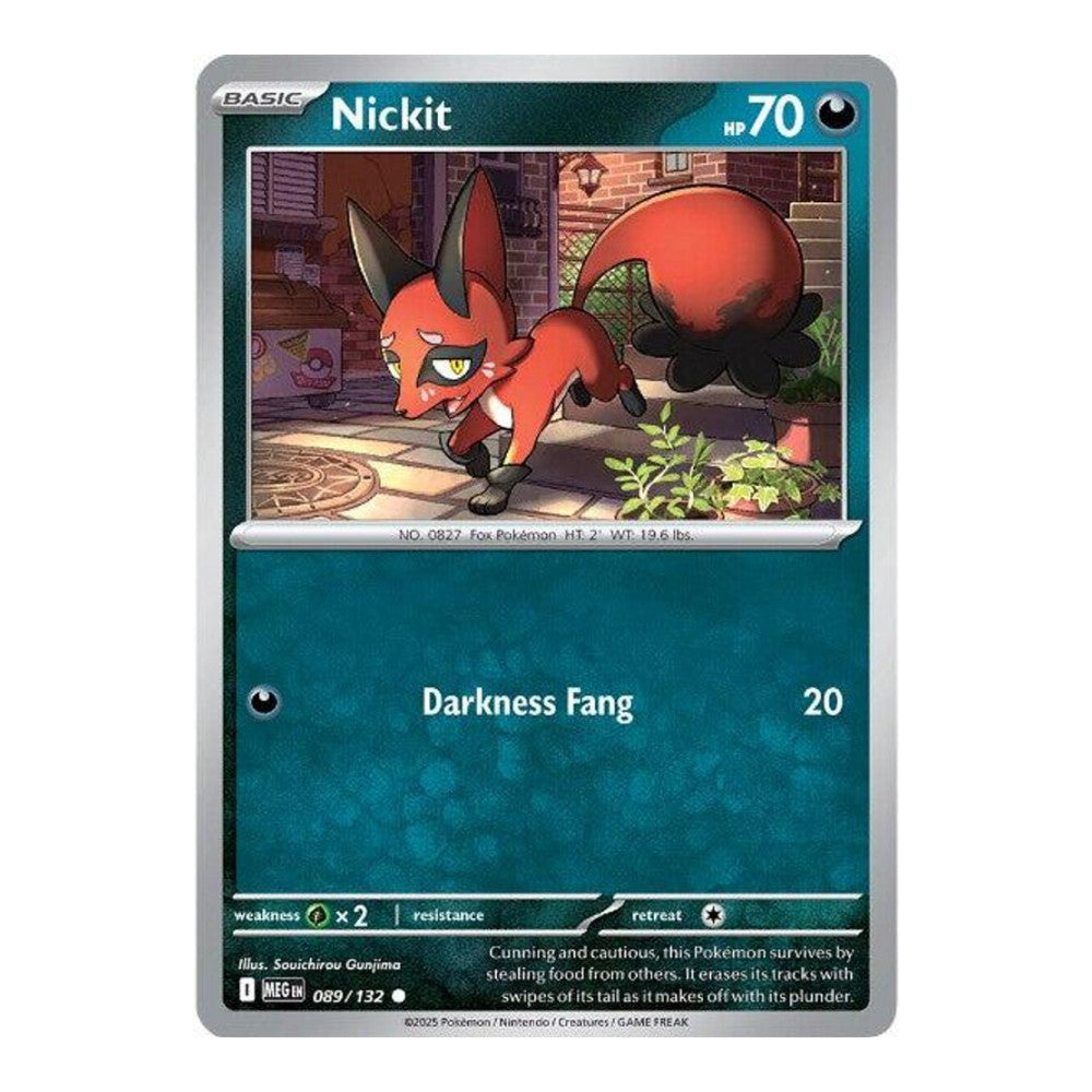 ME01: Mega Evolution (MEG) - Nickit (#089/132) (Near Mint)
