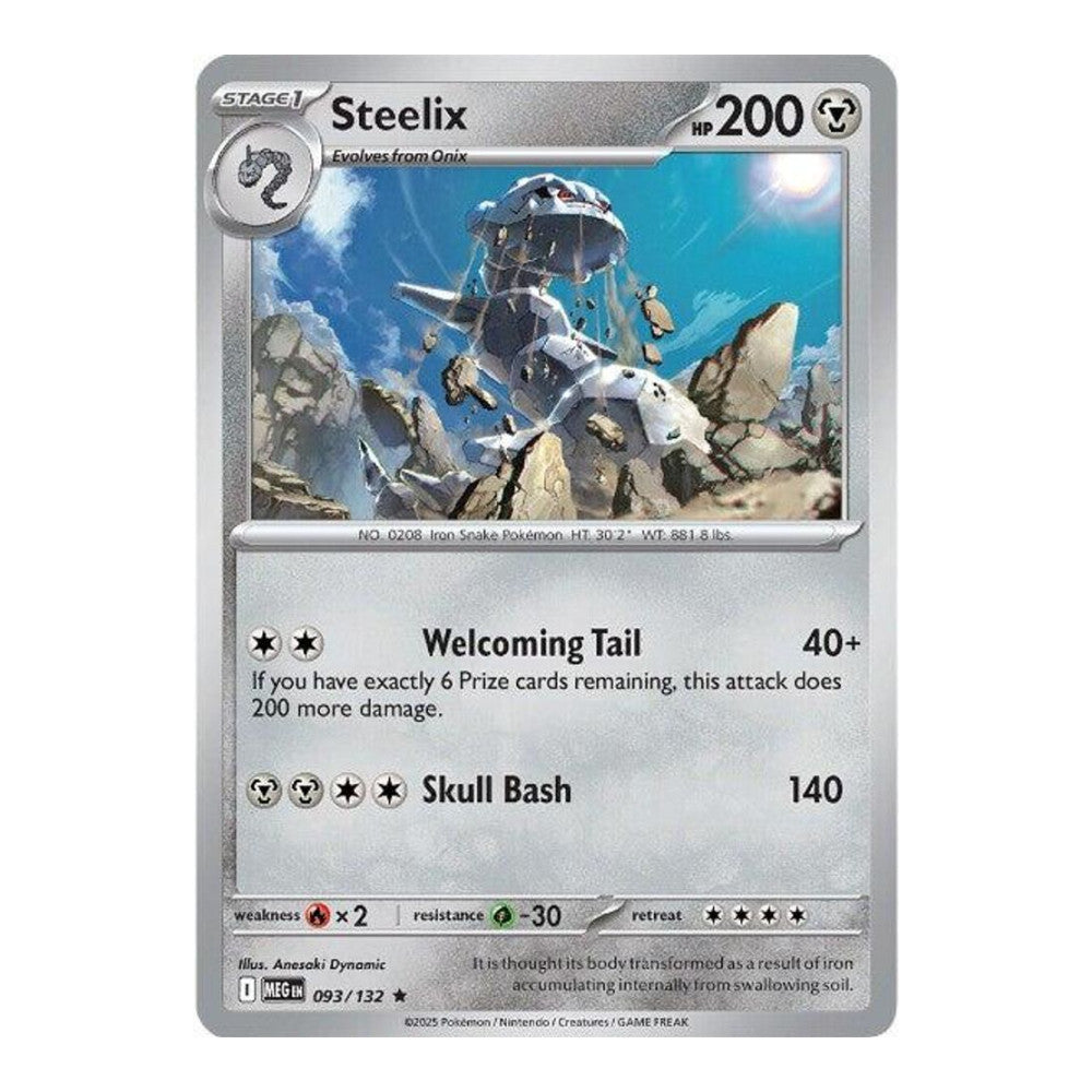 ME01: Mega Evolution (MEG) - Steelix 093 132 (#093/132) (Near Mint)