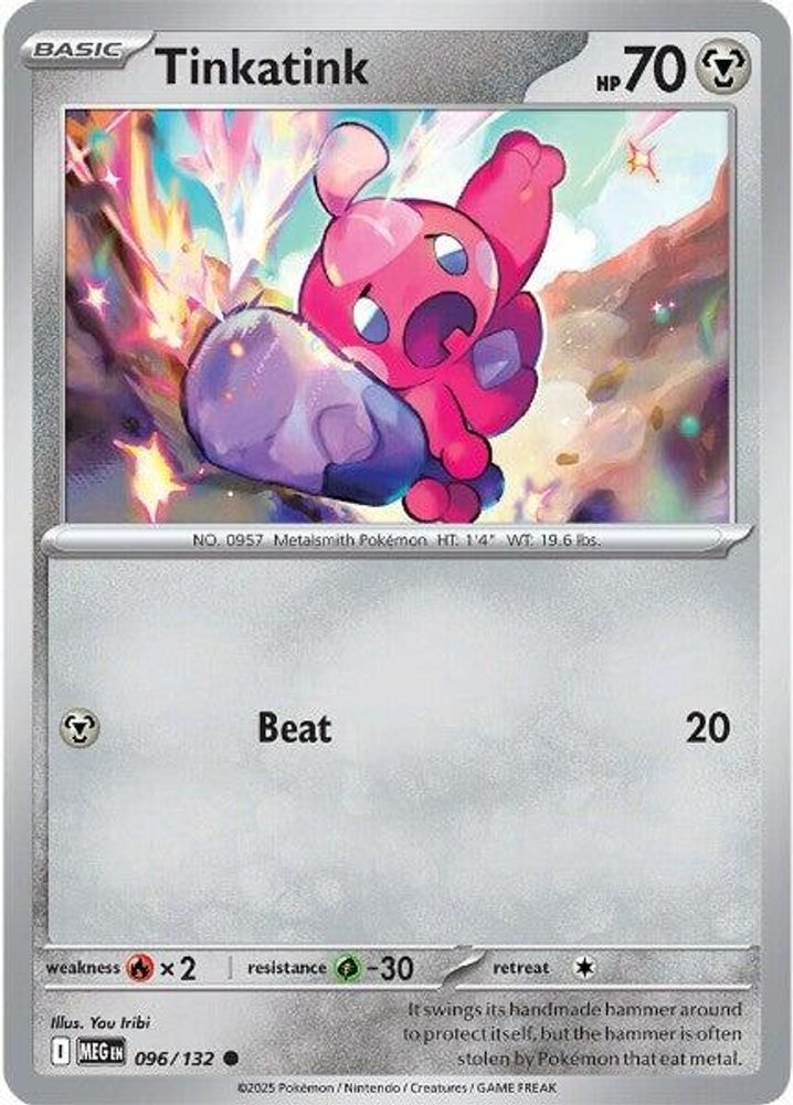 ME01: Mega Evolution (MEG) - Tinkatink (#096/132, Common) ()