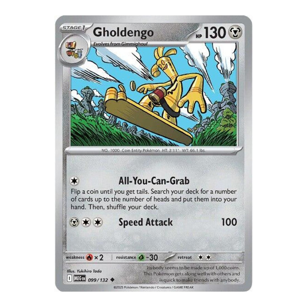 ME01: Mega Evolution (MEG) - Gholdengo (#099/132) (Near Mint)