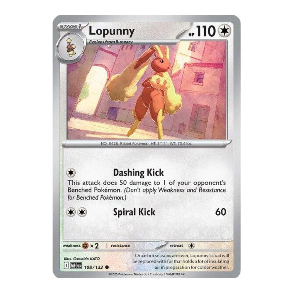 ME01: Mega Evolution (MEG) - Lopunny (#108/132) (Near Mint)