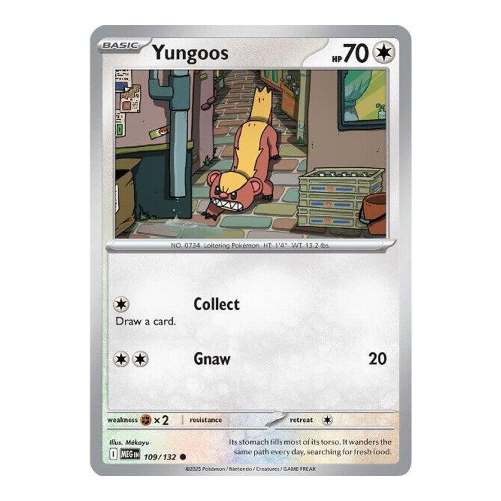 ME01: Mega Evolution (MEG) - Yungoos (#109/132) (Near Mint)