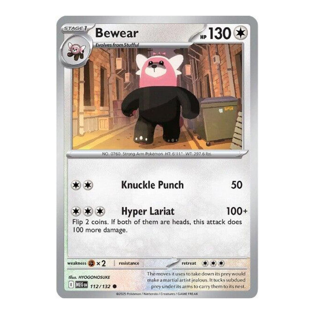 ME01: Mega Evolution (MEG) - Bewear (#112/132) (Near Mint)