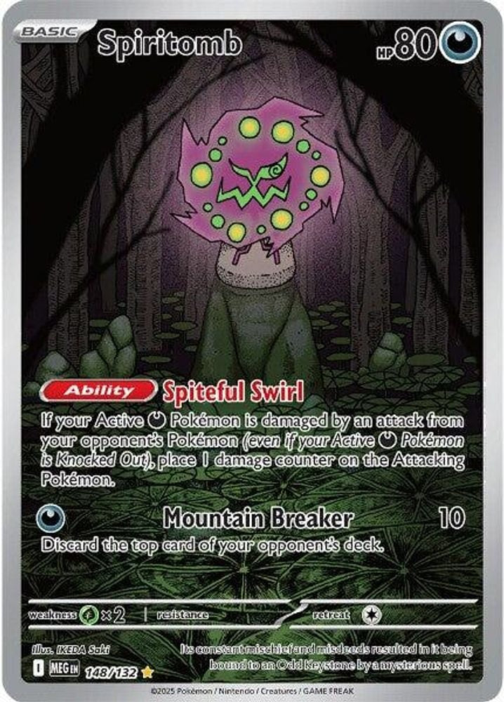 ME01: Mega Evolution (MEG) - Spiritomb - 148/132 (#148/132, Illustration Rare) ()