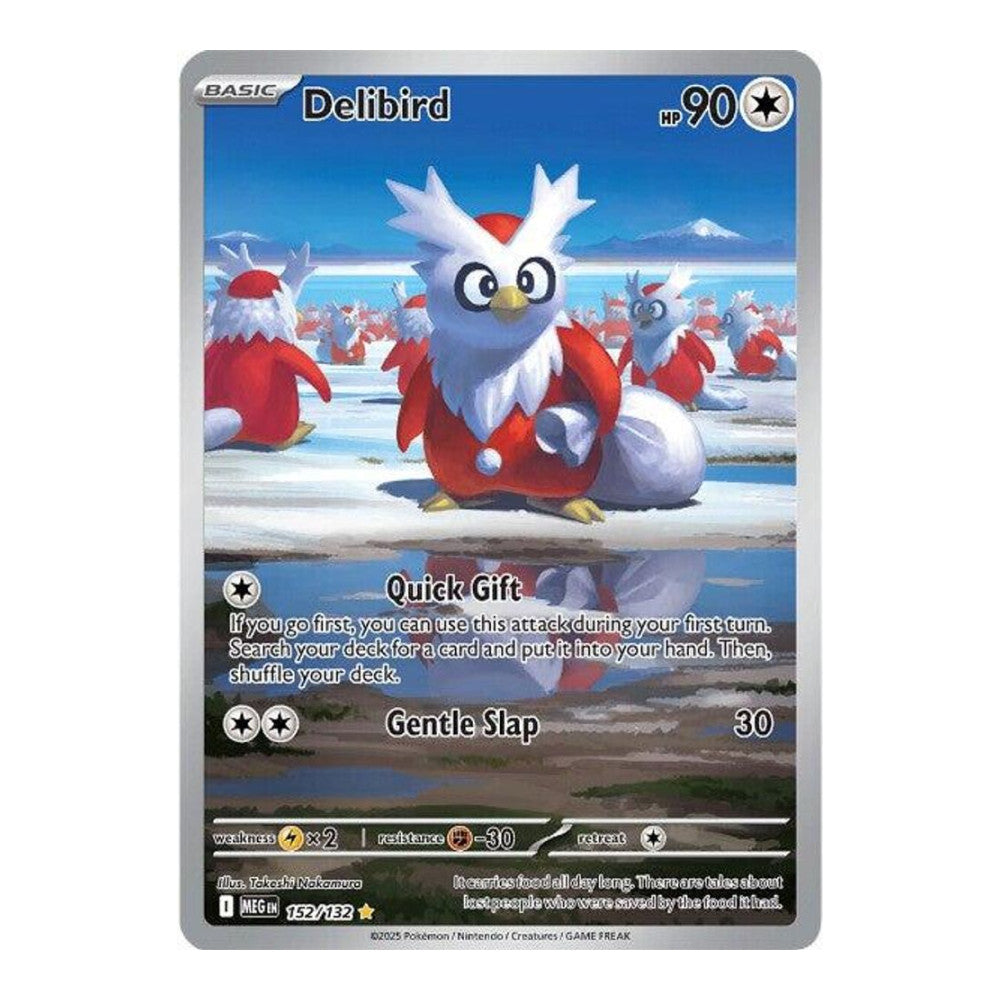 ME01: Mega Evolution (MEG) - Delibird 152 132 (#152/132) (Near Mint)
