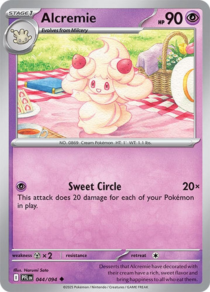 ME02: Phantasmal Flames (PFL) - Alcremie (#044/094, Uncommon) ()