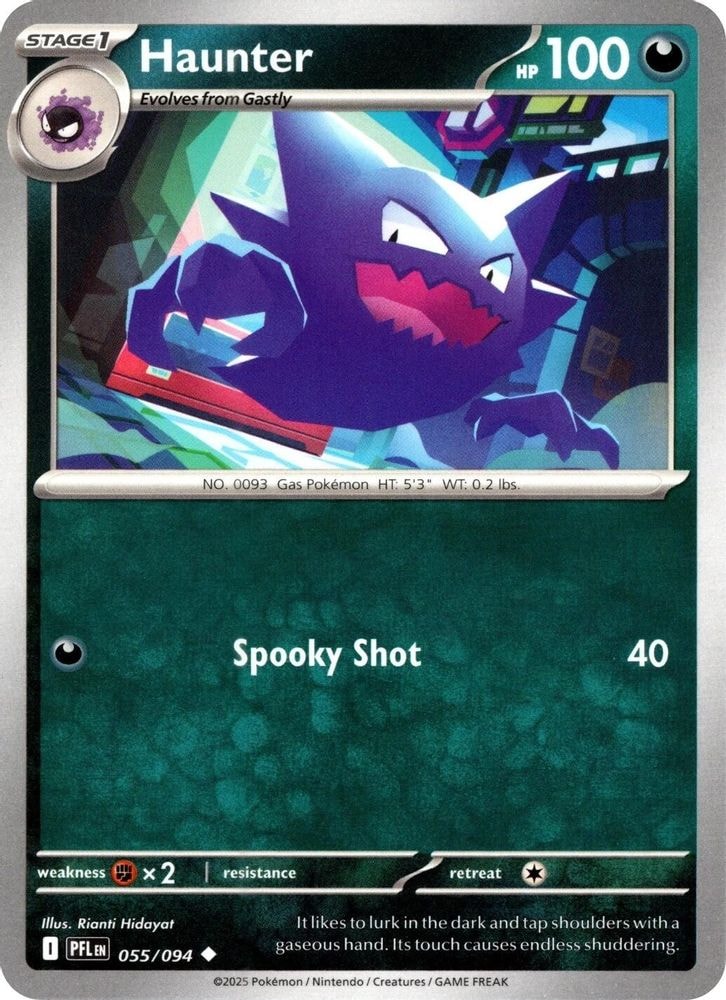 ME02: Phantasmal Flames (PFL) - Haunter - 055/094 (#055/094, Uncommon) ()