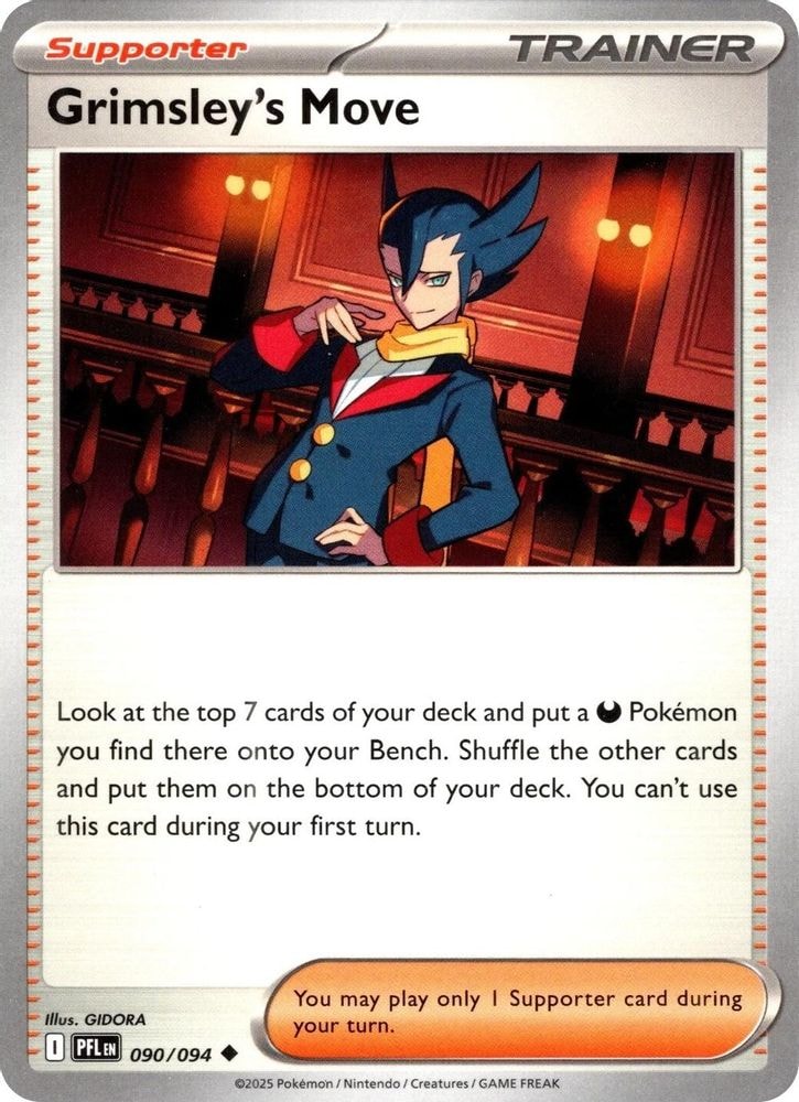 ME02: Phantasmal Flames (PFL) - Grimsley's Move (#090/094, Uncommon) ()